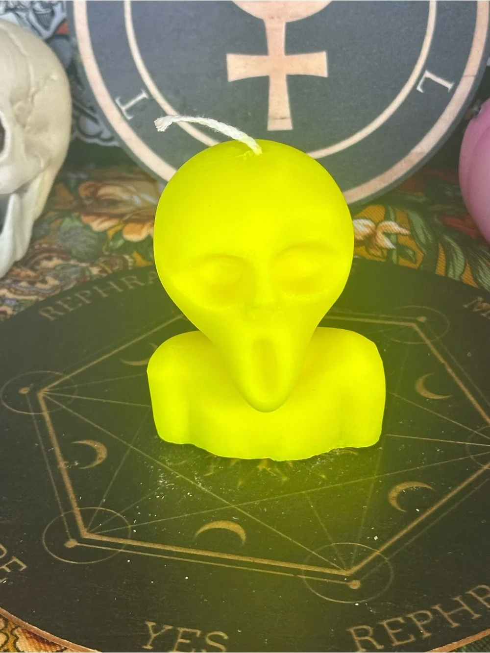Hand Crafted mysterious visitor